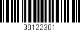 Código de barras (EAN, GTIN, SKU, ISBN): '30122301'