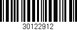 Código de barras (EAN, GTIN, SKU, ISBN): '30122912'