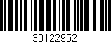 Código de barras (EAN, GTIN, SKU, ISBN): '30122952'