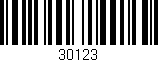 Código de barras (EAN, GTIN, SKU, ISBN): '30123'