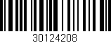 Código de barras (EAN, GTIN, SKU, ISBN): '30124208'