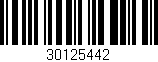 Código de barras (EAN, GTIN, SKU, ISBN): '30125442'