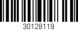 Código de barras (EAN, GTIN, SKU, ISBN): '30128119'