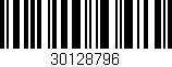 Código de barras (EAN, GTIN, SKU, ISBN): '30128796'