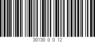 Código de barras (EAN, GTIN, SKU, ISBN): '30130_0_0_12'