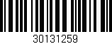 Código de barras (EAN, GTIN, SKU, ISBN): '30131259'