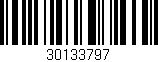 Código de barras (EAN, GTIN, SKU, ISBN): '30133797'
