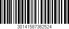 Código de barras (EAN, GTIN, SKU, ISBN): '30141587362524'