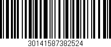 Código de barras (EAN, GTIN, SKU, ISBN): '30141587382524'