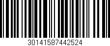 Código de barras (EAN, GTIN, SKU, ISBN): '30141587442524'