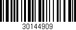 Código de barras (EAN, GTIN, SKU, ISBN): '30144909'