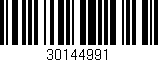 Código de barras (EAN, GTIN, SKU, ISBN): '30144991'