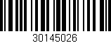 Código de barras (EAN, GTIN, SKU, ISBN): '30145026'
