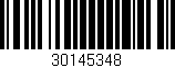 Código de barras (EAN, GTIN, SKU, ISBN): '30145348'