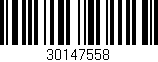 Código de barras (EAN, GTIN, SKU, ISBN): '30147558'
