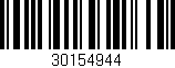 Código de barras (EAN, GTIN, SKU, ISBN): '30154944'