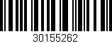 Código de barras (EAN, GTIN, SKU, ISBN): '30155262'