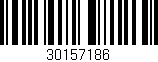 Código de barras (EAN, GTIN, SKU, ISBN): '30157186'