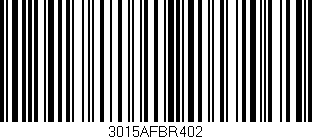 Código de barras (EAN, GTIN, SKU, ISBN): '3015AFBR402'