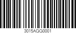 Código de barras (EAN, GTIN, SKU, ISBN): '3015AGG0001'