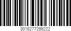 Código de barras (EAN, GTIN, SKU, ISBN): '3016277288222'