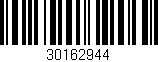Código de barras (EAN, GTIN, SKU, ISBN): '30162944'