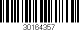 Código de barras (EAN, GTIN, SKU, ISBN): '30164357'