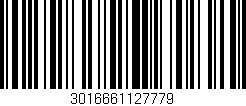 Código de barras (EAN, GTIN, SKU, ISBN): '3016661127779'