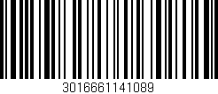 Código de barras (EAN, GTIN, SKU, ISBN): '3016661141089'