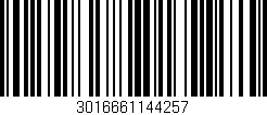 Código de barras (EAN, GTIN, SKU, ISBN): '3016661144257'