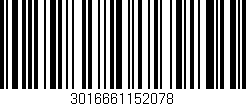 Código de barras (EAN, GTIN, SKU, ISBN): '3016661152078'