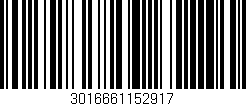 Código de barras (EAN, GTIN, SKU, ISBN): '3016661152917'