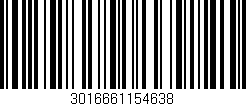 Código de barras (EAN, GTIN, SKU, ISBN): '3016661154638'