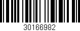 Código de barras (EAN, GTIN, SKU, ISBN): '30166982'