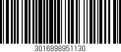 Código de barras (EAN, GTIN, SKU, ISBN): '3016898951130'