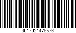 Código de barras (EAN, GTIN, SKU, ISBN): '3017021479576'