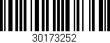 Código de barras (EAN, GTIN, SKU, ISBN): '30173252'