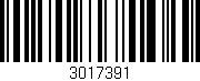 Código de barras (EAN, GTIN, SKU, ISBN): '3017391'