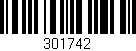 Código de barras (EAN, GTIN, SKU, ISBN): '301742'