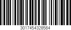 Código de barras (EAN, GTIN, SKU, ISBN): '3017454328564'