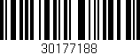 Código de barras (EAN, GTIN, SKU, ISBN): '30177188'
