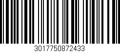 Código de barras (EAN, GTIN, SKU, ISBN): '3017750872433'