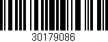 Código de barras (EAN, GTIN, SKU, ISBN): '30179086'