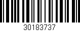 Código de barras (EAN, GTIN, SKU, ISBN): '30183737'
