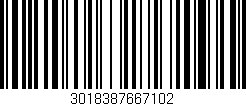 Código de barras (EAN, GTIN, SKU, ISBN): '3018387667102'