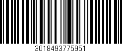 Código de barras (EAN, GTIN, SKU, ISBN): '3018493775951'