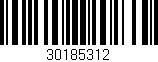 Código de barras (EAN, GTIN, SKU, ISBN): '30185312'