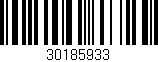 Código de barras (EAN, GTIN, SKU, ISBN): '30185933'