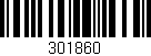Código de barras (EAN, GTIN, SKU, ISBN): '301860'