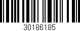 Código de barras (EAN, GTIN, SKU, ISBN): '30186185'